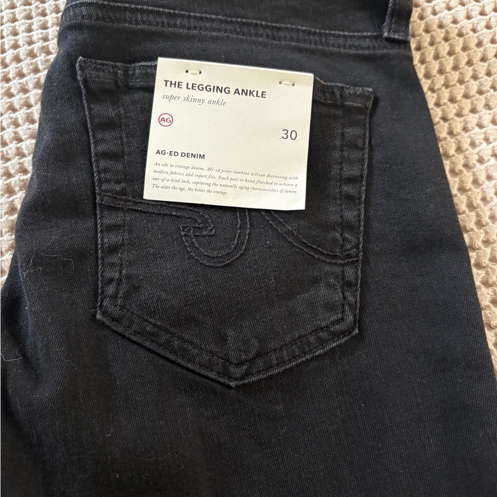 AG Adriano Goldschmied Black Denim Jeans